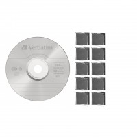 CD-R disc Verbatim 700MB/80minute 52x spindle AZO CRYSTAL 10 bucati cu carcasa slim