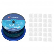 CD-R disc Verbatim 700MB/80minute 52x spindle EXTRA PROTECTION 50 bucati cu 50 plicuri
