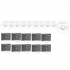 CD-R disc Verbatim 700MB/80minute 52x EXTRA PROTECTION 10 bucati cu carcasa jewel