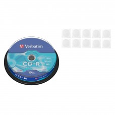 CD-R disc Verbatim 700MB/80minute 52x spindle EXTRA PROTECTION 10 bucati cu 10 plicuri