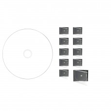 CD-R disc Verbatim 700MB/80minute 52x spindle printabil AZO CRYSTAL 10 bucati cu carcasa jewel non-id