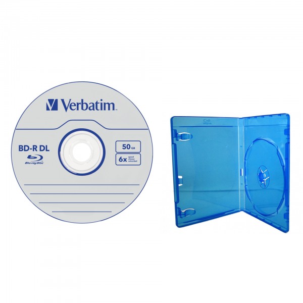 Blu-ray disc Verbatim 50GB 6x HardCoat 1 disc cu carcasa blu-ray