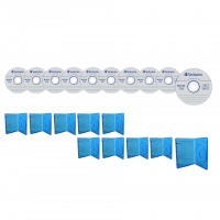 Blu-ray disc Verbatim 50GB 6x HardCoat 10 discuri cu carcasa blu-ray