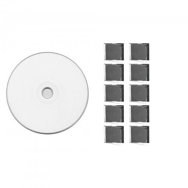 CD-R disc Verbatim 700MB/80minute 52x spindle Pintabil extra protection 10 bucati cu carcasa slim