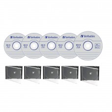 Blu-ray disc Verbatim 25GB 6x HardCoat 5 discuri cu 5 carcase jewel