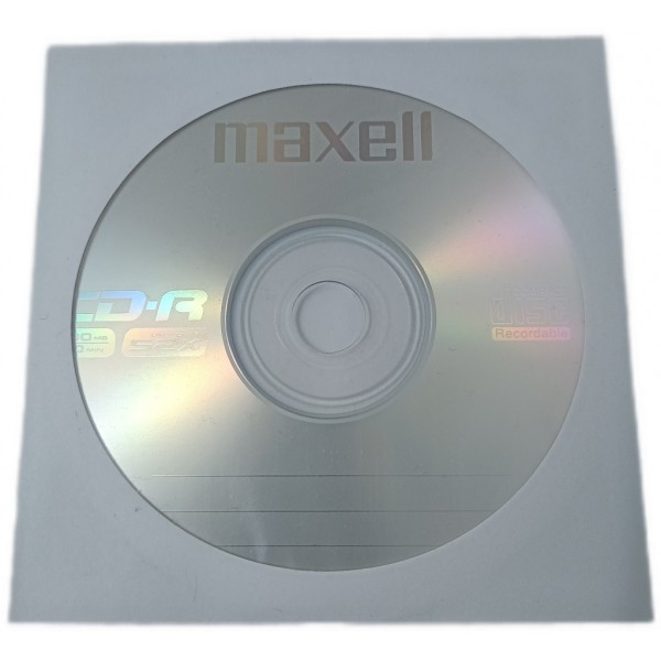 CD-R 50 discuri Maxell 700MB/80minute 52x cu 50 plicuri