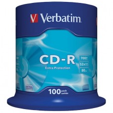CD-R Verbatim Extra Protection Surface, 52X, 700MB, 100 buc