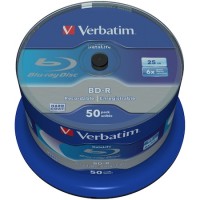 BD-R Single Layer Verbatim Datalife 25GB 6X spindle 50 buc.