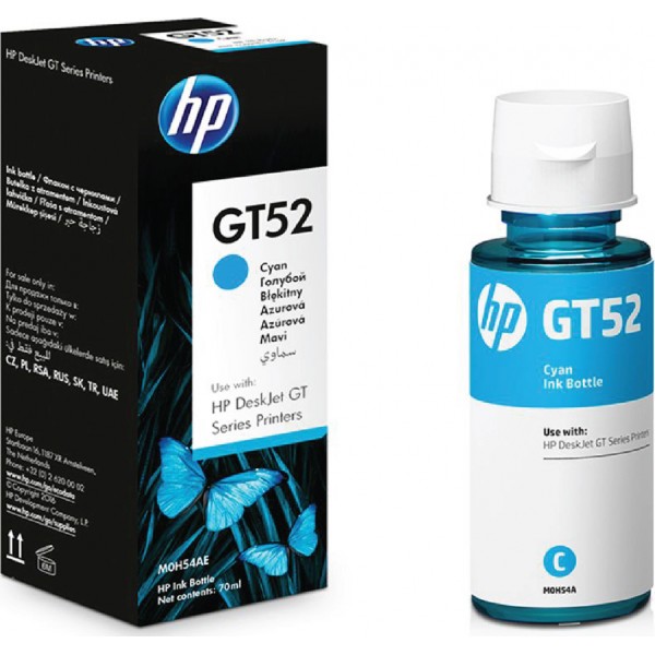 Cartus cerneala Original HPGT52, M0H54AE Cyan, 70ml