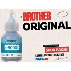 Flacon cerneala Brother Original BT5000C Cyan 5000 Pagini