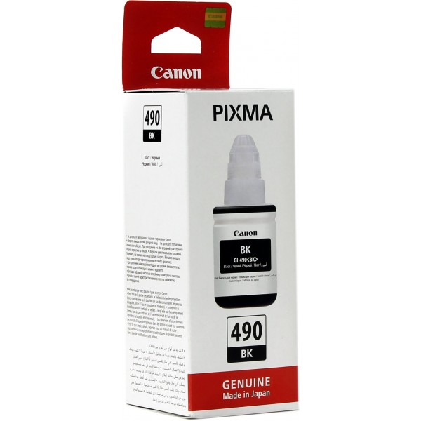 Cartus Cerneala Original Canon GI-490B Negru 135 ml