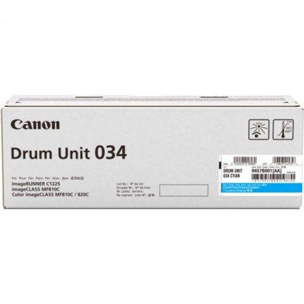 Drum Original Canon 034DC  Drum Cyan 34000 pagini