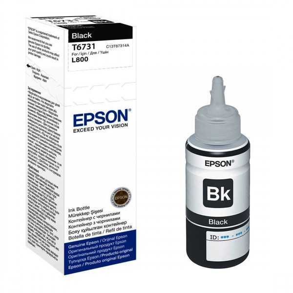 Epson C13T67314A (T6731) flacon cerneala negru dye 70ml