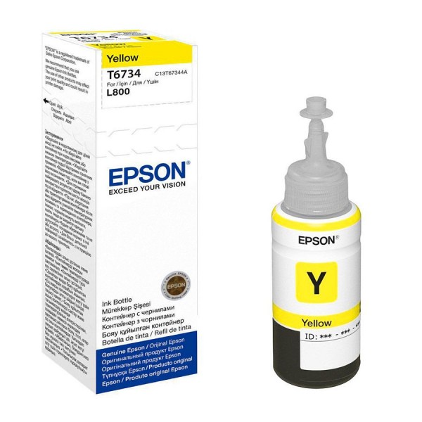 Epson C13T67344A (T6734) flacon cerneala galben 70ml