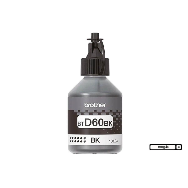 Flacon cerneala Brother Original BTD60BK Negru 6500 Pagini Compatibil Brother DCP si MFC