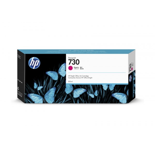 Cartus cerneala Original HP730, P2V69A Magenta, 300ml