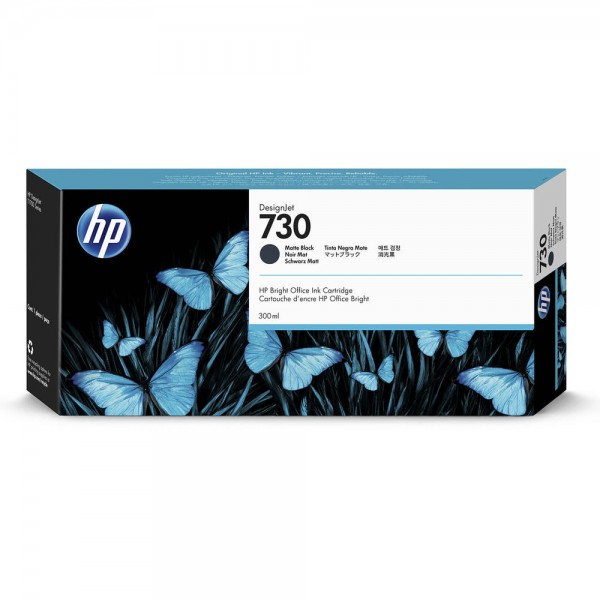 Cartus cerneala Original HP730, P2V71A Negru mat, 300ml