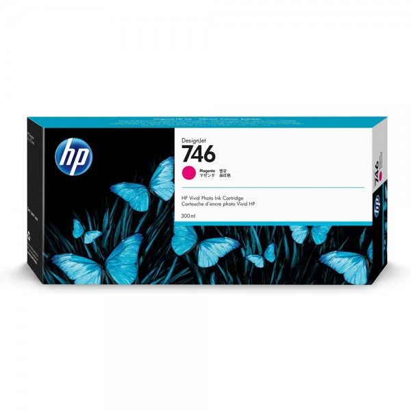 Cartus cerneala Original HP746, P2V78A Magenta, 300ml