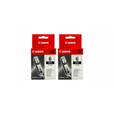 Pachet Cartuse Cerneala Original Canon 2x BCI-6B Negru 26 ml si pix Schneider