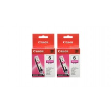 Pachet Cartuse Cerneala Original Canon 2x BCI-6M Magenta 26 ml si pix Schneider