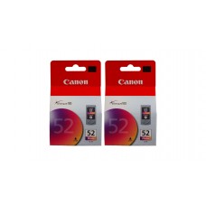Pachet Cartuse Cerneala Original Canon 2x CL-52 Color 42 ml si pix Schneider