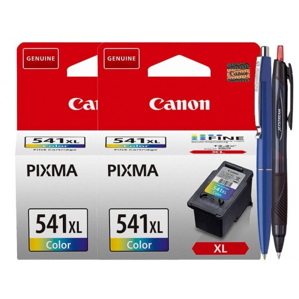 Set Cartuse Cerneala Original Canon 2xCL-541XL Color 30 ml, Pix Schneider si Pix Jestreame