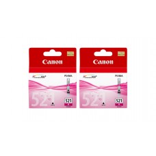Pachet Cartuse Cerneala Original Canon 2x CLI-521M Magenta 18 ml si pix Schneider