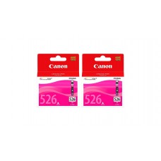 Pachet Cartuse Cerneala Original Canon 2x CLI-526M Magenta 18 ml si pix Schneider