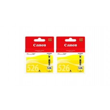 Pachet Cartuse Cerneala Original Canon 2x CLI-526Y Galben 18 ml si pix Schneider