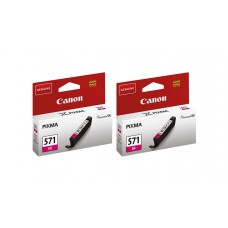 Pachet Cartuse Cerneala Original Canon 2x CLI-551M Magenta 14 ml si pix Schneider