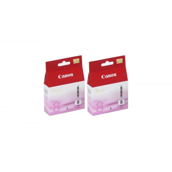 Pachet Cartuse Cerneala Original Canon 2x CLI-8M Magenta 26 ml si pix Schneider