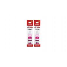 Pachet Cartuse Cerneala Original Canon 2x GI-490M Magenta 210 ml si pix Schneider