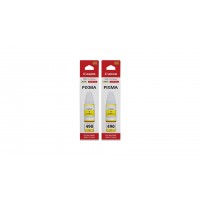 Pachet Cartuse Cerneala Original Canon 2x GI-490Y Galben 140 ml si pix Schneider