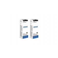 Pachet flacon refill cerneala C13T66414A (T6641) negru x2 Epson original 8000 pagini