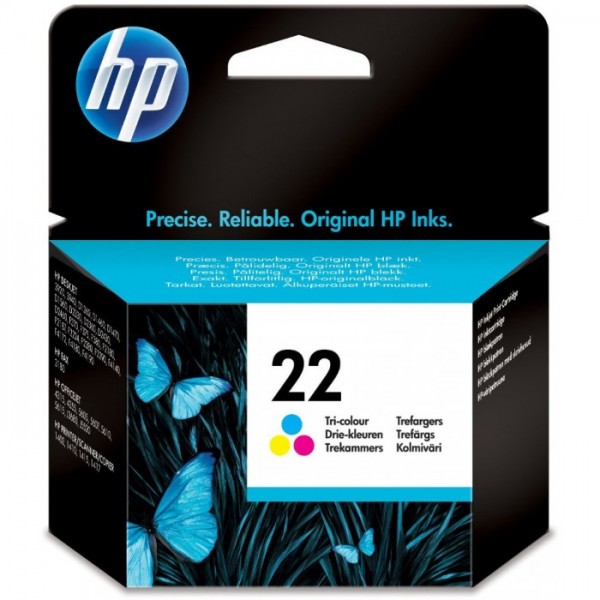 Cartus cerneala Original HP22, C9352AE Color, 5ml