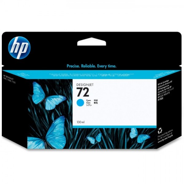 Cartus cerneala Original HP72, C9371A Cyan, 130ml