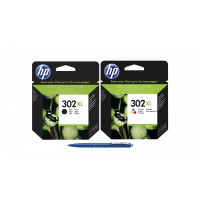 Pachet MAG4U Cartuse Cerneala Originale 2 bucati F6U68AE (302XL) Black si Pix Schneider