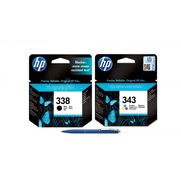 Pachet MAG4U Cartuse Cerneala Originale 2 bucati C8765EE (338) Black si Pix Schneider