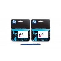 Pachet MAG4U Cartuse Cerneala Originale 2 bucati CB319EE (364) Magenta si Pix Schneider