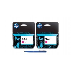 Pachet MAG4U Cartuse Cerneala Originale 2 bucati CB319EE (364) Magenta si Pix Schneider