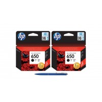 Pachet MAG4U Cartuse Cerneala Originale 2 bucati CZ101AE (650) Black si Pix Schneider