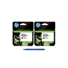 Pachet MAG4U Cartuse Cerneala Originale 2 bucati CD973AE (920XL) Magenta si Pix Schneider