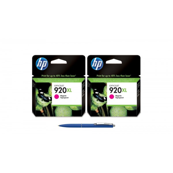 Pachet MAG4U Cartuse Cerneala Originale 2 bucati CD973AE (920XL) Magenta si Pix Schneider