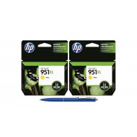 Pachet MAG4U Cartuse Cerneala Originale 2 bucati CN048AE (951XL) Yellow si Pix Schneider