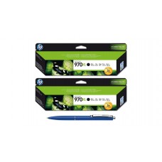 Pachet MAG4U Cartuse Cerneala Originale 2 bucati CN625AE (970XL) Black si Pix Schneider