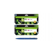 Pachet MAG4U Cartuse Cerneala Originale 2 bucati CN627AE (971XL) Magenta si Pix Schneider
