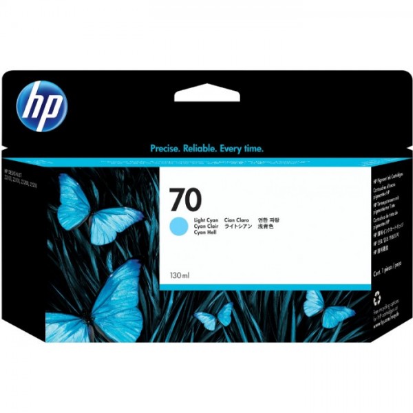 Cartus cerneala Original HP70, C9390A Cyan deschis, 130ml