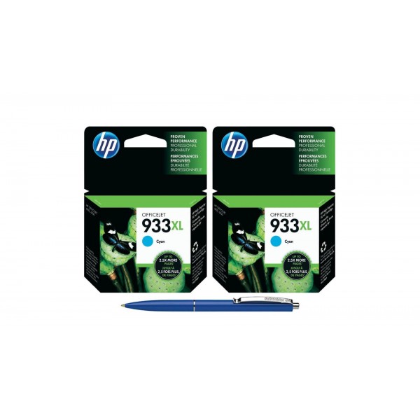 Pachet MAG4U Cartuse Cerneala Originale 2 bucati CN054AE (933XL) Cyan si Pix Schneider