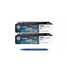 Pachet MAG4U Cartuse Cerneala Originale 2 bucati L0R13A (981Y) Cyan si Pix Schneider