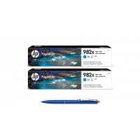 Pachet MAG4U Cartuse Cerneala Originale 2 bucati T0B27A (982X) Cyan si Pix Schneider